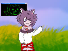 La verdad no pude acabar este dibujo que era para alguien que empeze a considerar un amigo hasta que se fue sin que diera explicaciones (me enteré meses después que lo funaron por cosas)